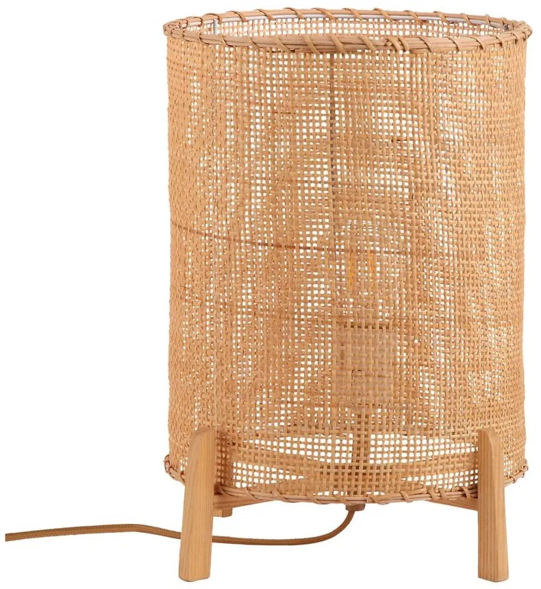 Wala rattan asztali lámpa, magasság 35 cm - SULION