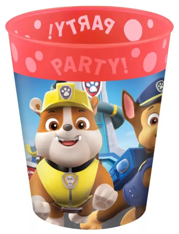 Mancs Őrjárat Rescue Heroes micro prémium műanyag pohár 250 ml