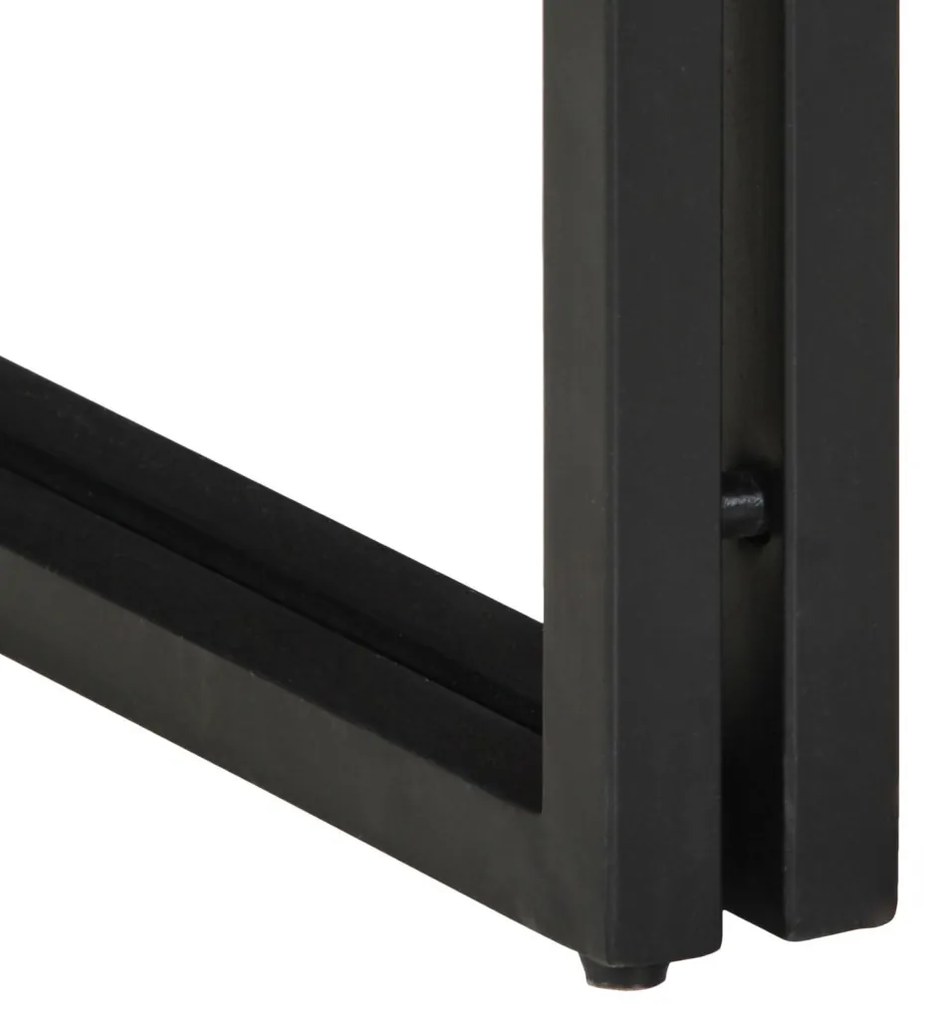 Kisasztal 30 x 30 x 40 cm Tömör mangófából és fémből készült