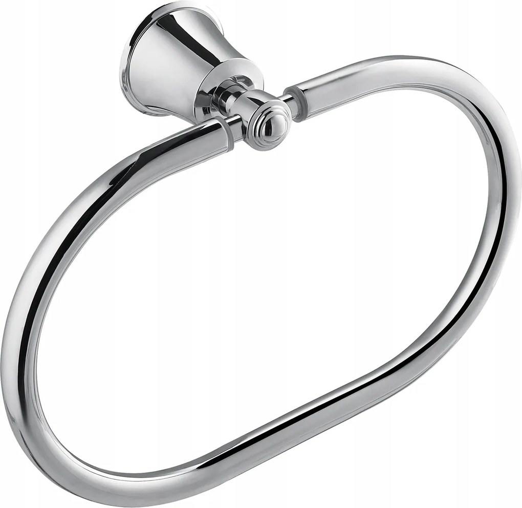 Törölközőtartó Akasztó Króm Retro Sárgaréz