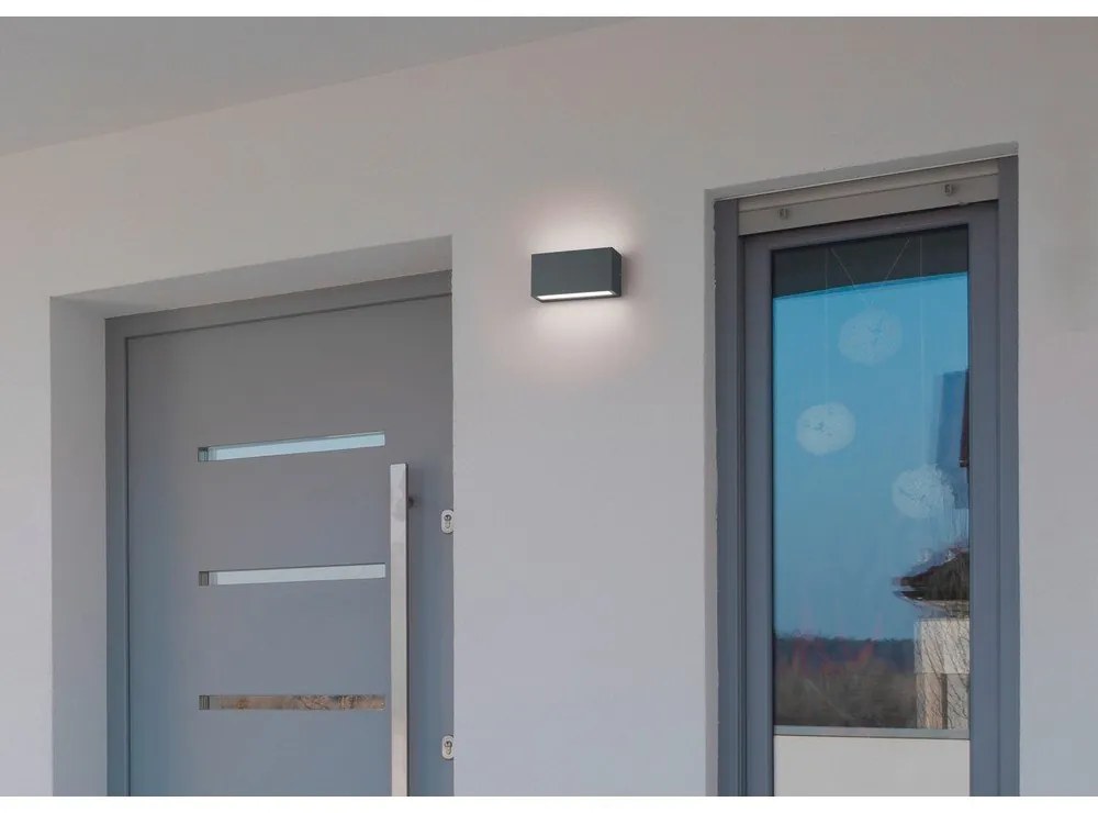 LED fali kültéri lámpa (magasság 5 cm) Trent – Trio