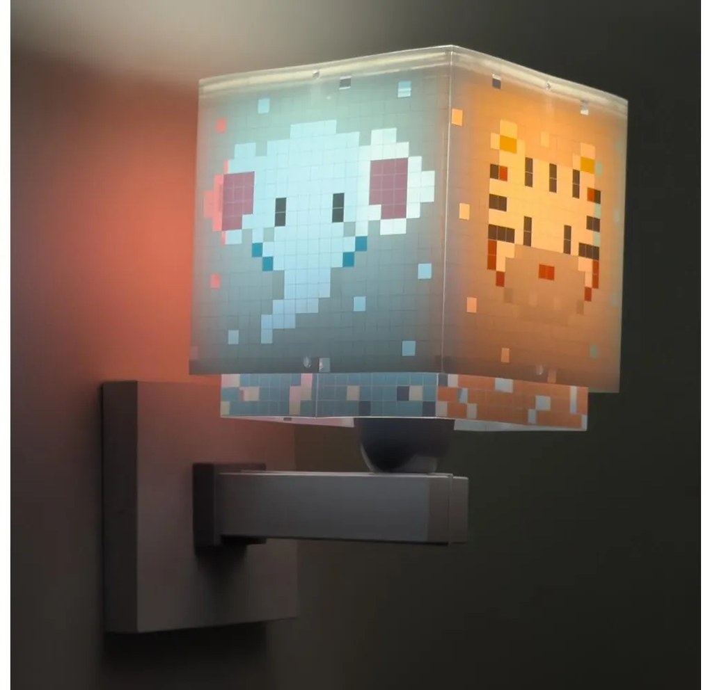 Dalber 63379 - Gyerekszobai fali lámpa LITTLE PIXEL 1xE27/15W/230V