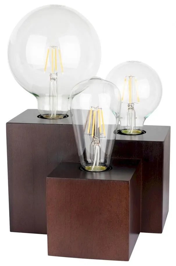 Spot-Light 2276376 - Vincent asztali lámpa 3xE27/15W/230V