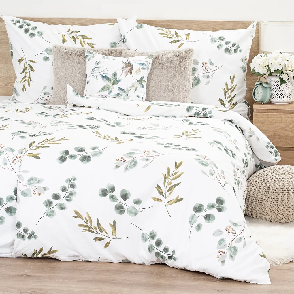 4Home Eukalyptus pamut ágyneműhuzat, 140 x 200 cm, 70 x 90 cm