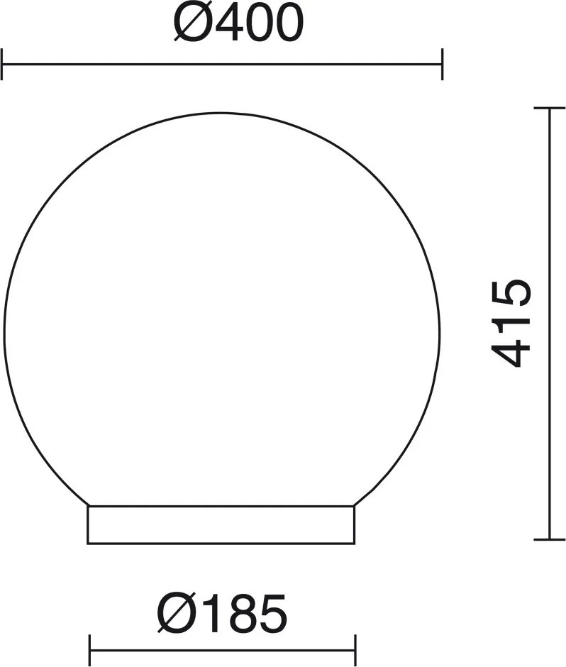 NOVOLUX 345D-G05X1A-02 VIC Kültéri Dekorációs Lámpa Fehér, Fekete E27 IP43