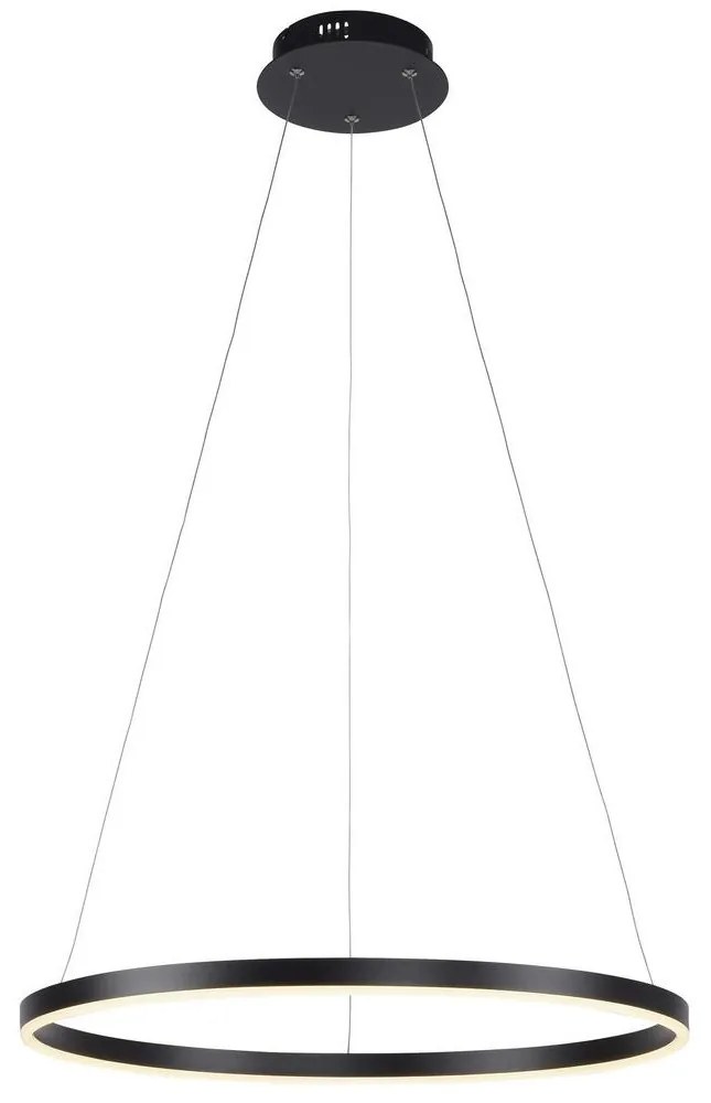 Leuchten Direkt 15394-13-LED Dimmelhető csillár zsinóron RITUS LED/30W/230V fekete