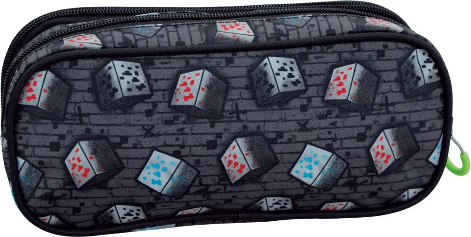 Minecraft Metro Art Blast 2 rekeszes tolltartó 23,5 cm