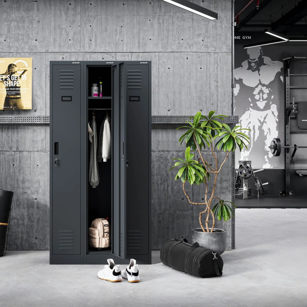 KACPER II 1 Plus fém munkavállalói szekrény 300 x 1800 x 500 mm