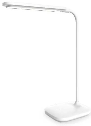 Platinet asztali lámpa 5 W, akkumulátor + USB, fehér