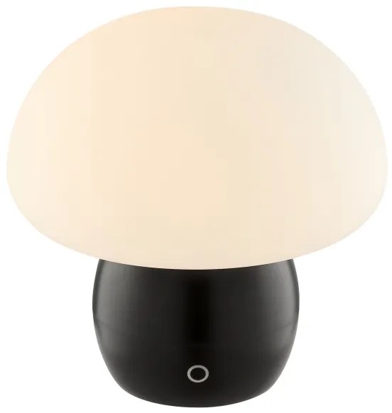 Brilliant - DUPIS LED/2W/5V 2700K dimmelhető, újratölthető asztali lámpa, fekete