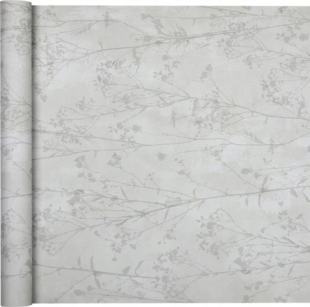 Tapéta Boho Stílus Skandináv Fű Ágak Bézs