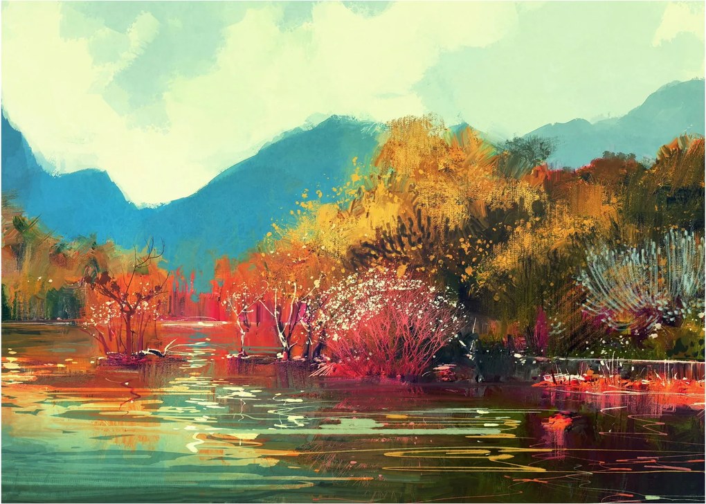Kép - őszi színek (70x50 cm)