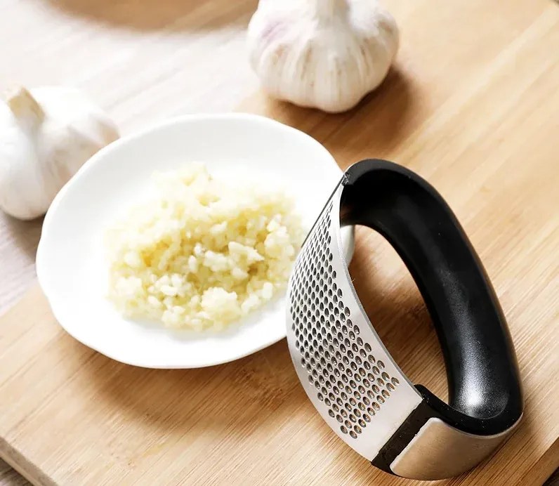 Rozsdamentes acél fokhagymaprés