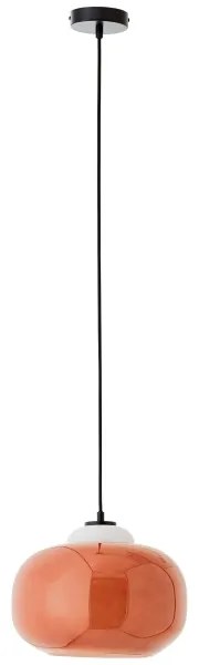 Brilliant - Zsinóros csillár BLOP 1xE27/60W/230V narancssárga