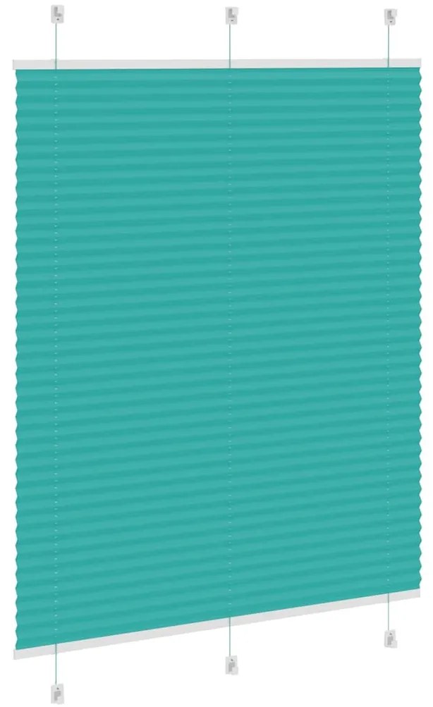 pliszírozott redőny Benzinzöld 105x150 cm Szövetszélesség