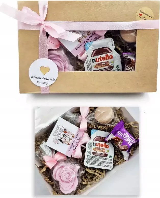 Lánybúcsú Ajándék doboz köszönetajándék szett