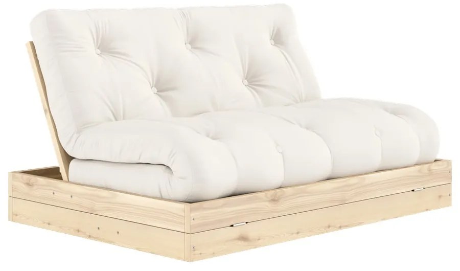 Krémszínű kinyitható kanapé 145 cm Flip – Karup Design