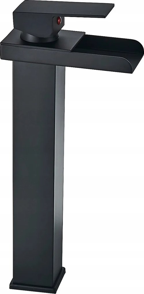 Mosdó Csaptelep Fekete Matt Magas Vízesés