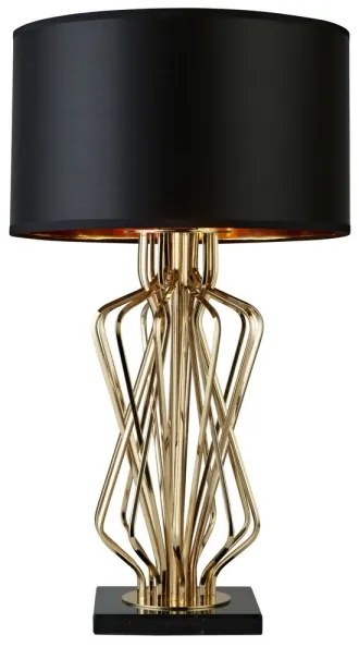 Searchlight EU4110GO - Asztali lámpa ETHAN 1xE27/60W/230V