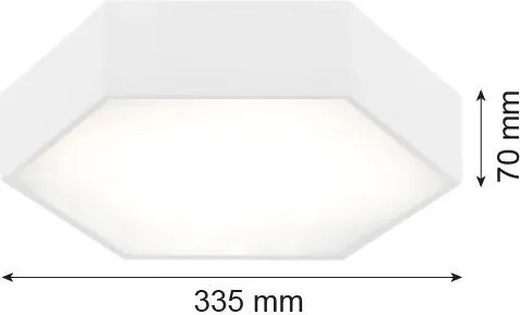 Argon ARIZONA 3827 Süllyesztett mennyezeti lámpa 1x22,5W/LED 3000K 2450LM IP20