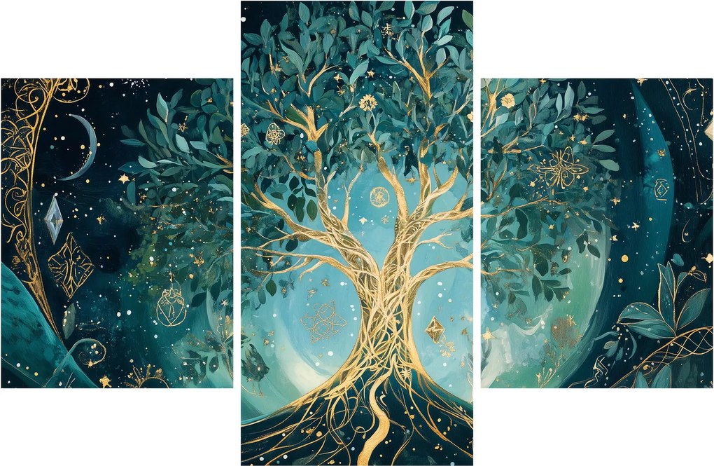 Kép – Életfa az univerzumban (90x60 cm)
