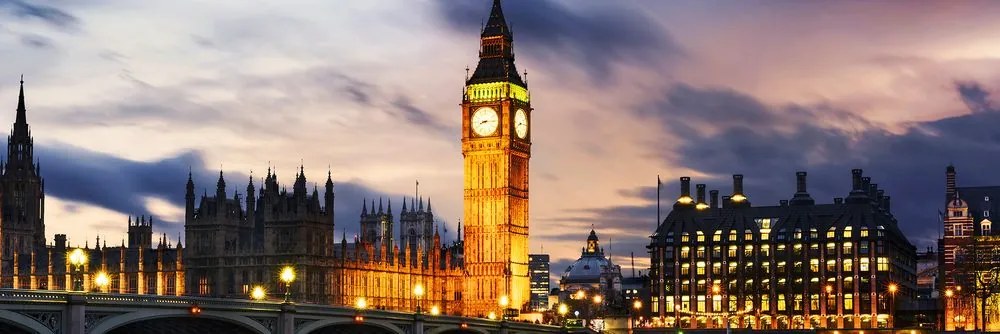 Kép  Big Ben éjszakai felvétel