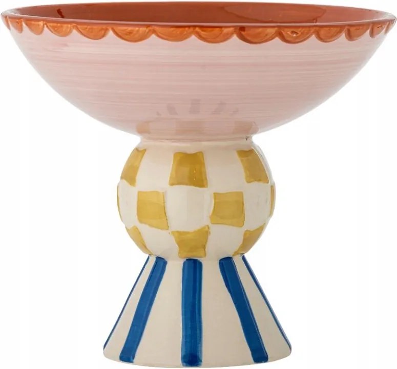 Bloomingville Bob Patera Dekorációs tál lábon Piros