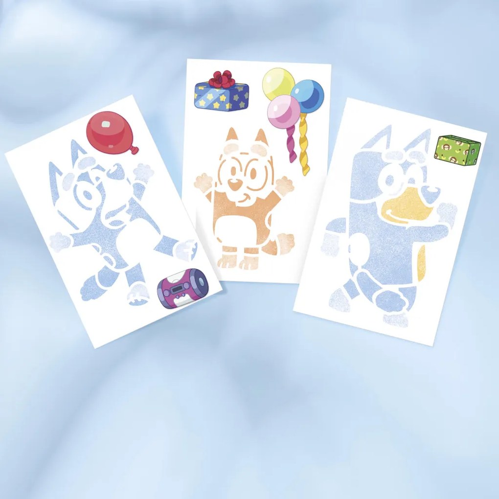 Bluey Happy kreatív szett spray tollal