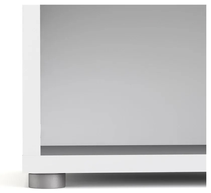 Fehér moduláris könyvespolc 89x189 cm Prima – Tvilum