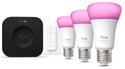 Philips Hue WACA alapcsomag 3xE27/8,1W 1000-20000K + csatlakoztatáshoz szükséges eszköz