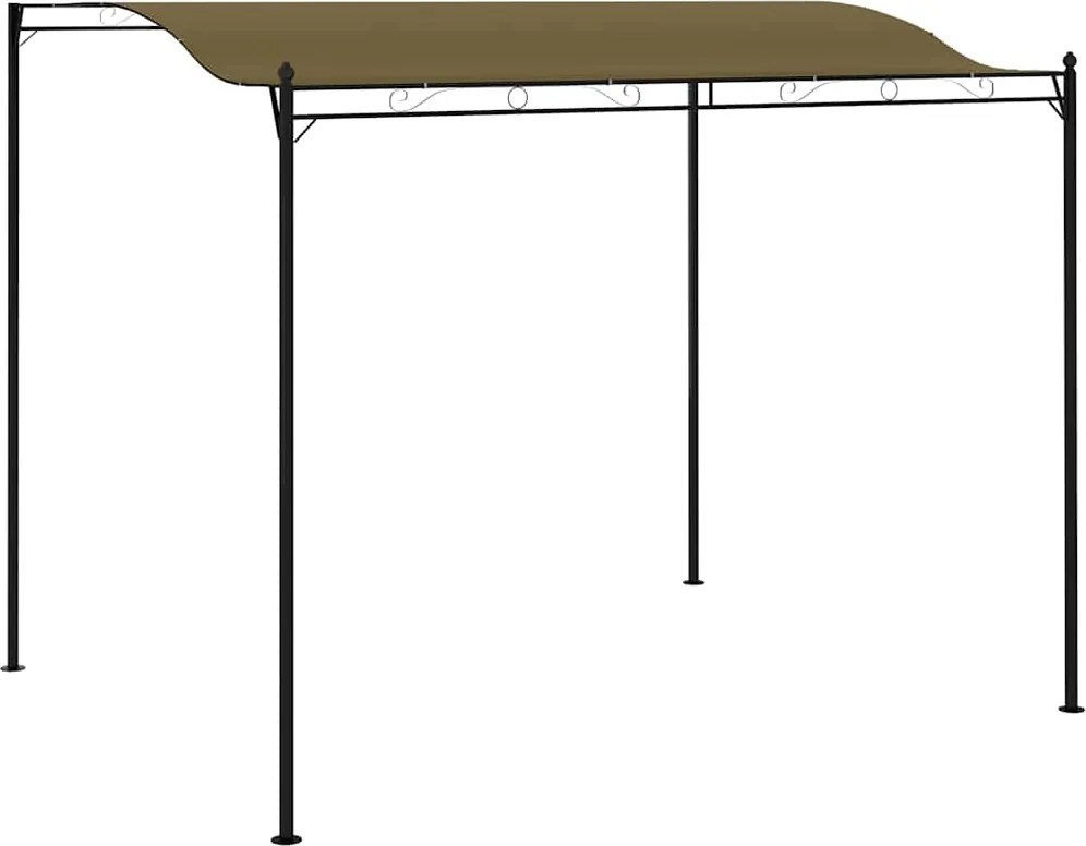 vidaXL tópszínű napellenző 3 x 2,4 m 180 g/m²