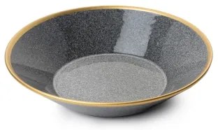 16 darabos étkészlet antracit/arany/porcelán