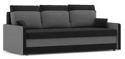 MILTON nagyméretű kinyitható kanapé Szürke / fekete