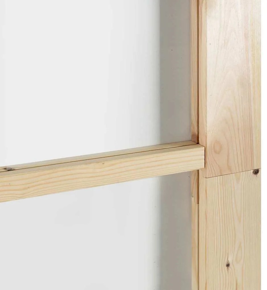 Egyszerű Csúszó Ajtó Barna 78 x 232 cm Fa és fém