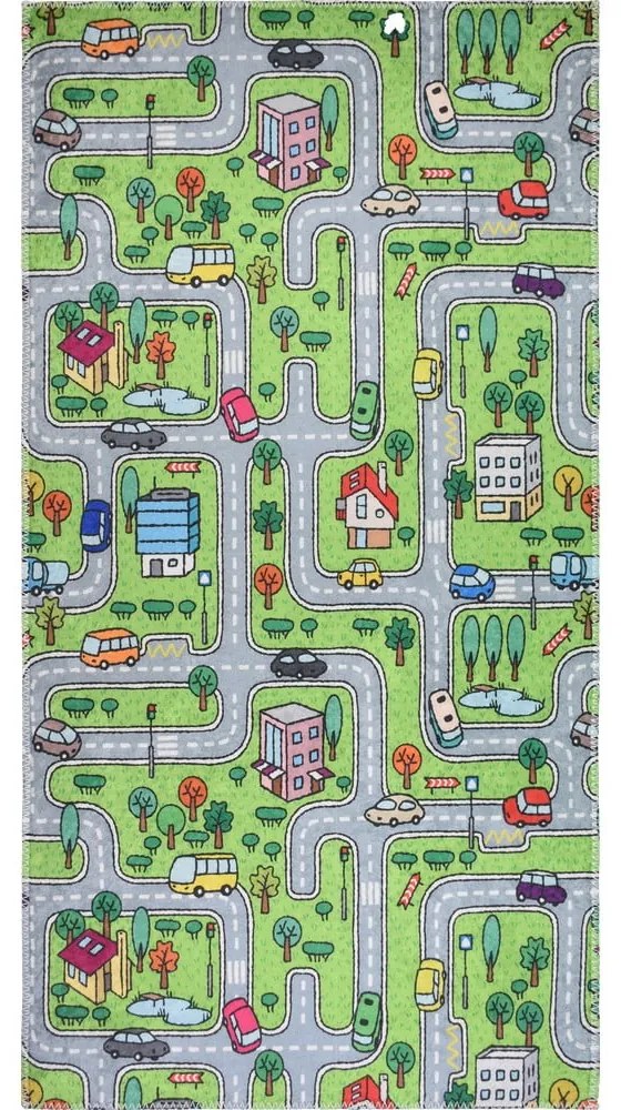 Zöld gyerek szőnyeg 120x180 cm Green Neighborhood – Vitaus