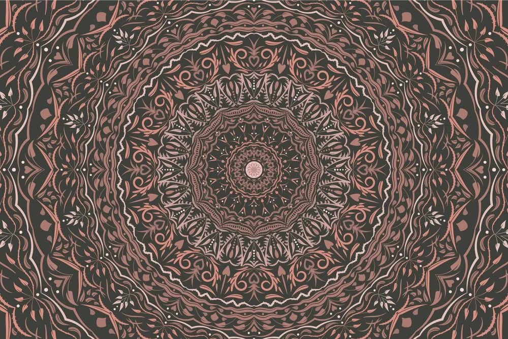 Öntapadó tapéta Mandala vintage stílusban