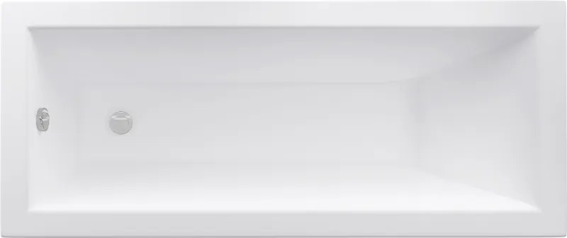 Mexen Cubik rektanguláris kád 160 x 70 cm, fehér - 55031607000