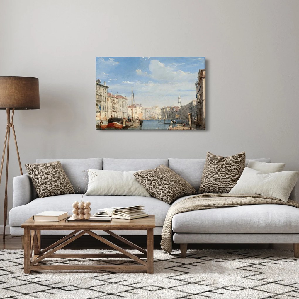 Kép - Richard Parkes Bonington, The Grand Canal, reprodukciók (90x60 cm)