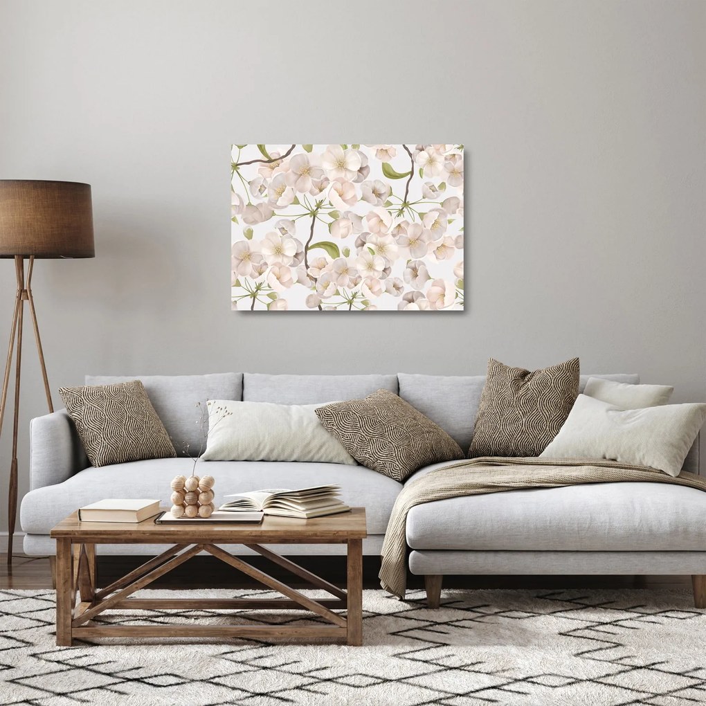 Üveg kép - Virágzás kegyelemmel N⁰1 (70x50 cm)