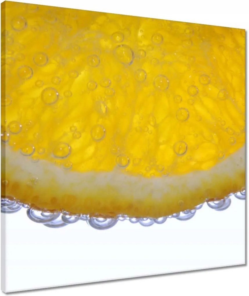 Vászonkép 50x50 Citrom a vízben