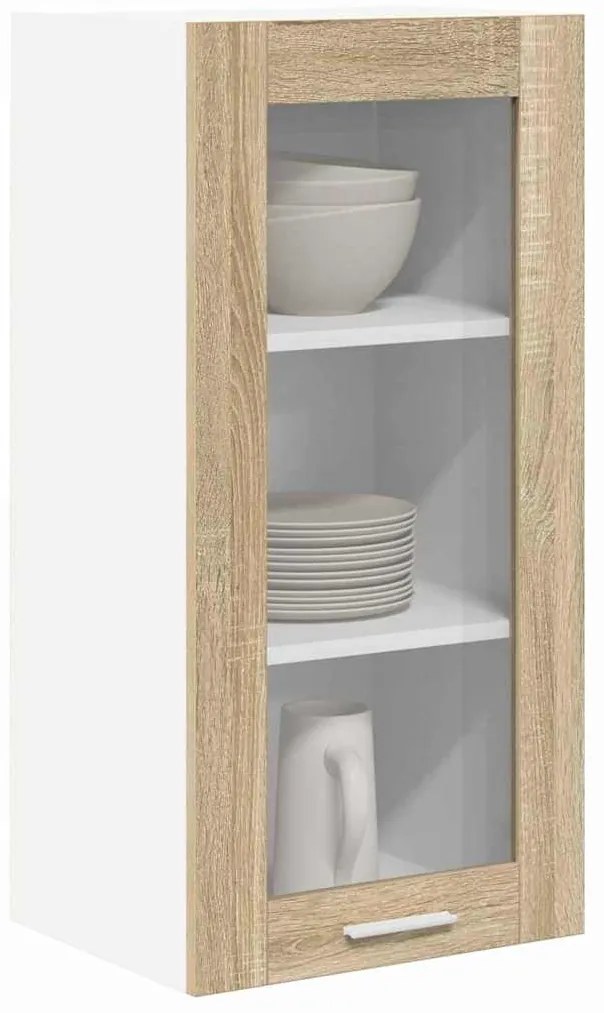 Függő szekrény Riga 2 pcs Sonoma tölgy 40 x 31 x 80 cm Faanyag