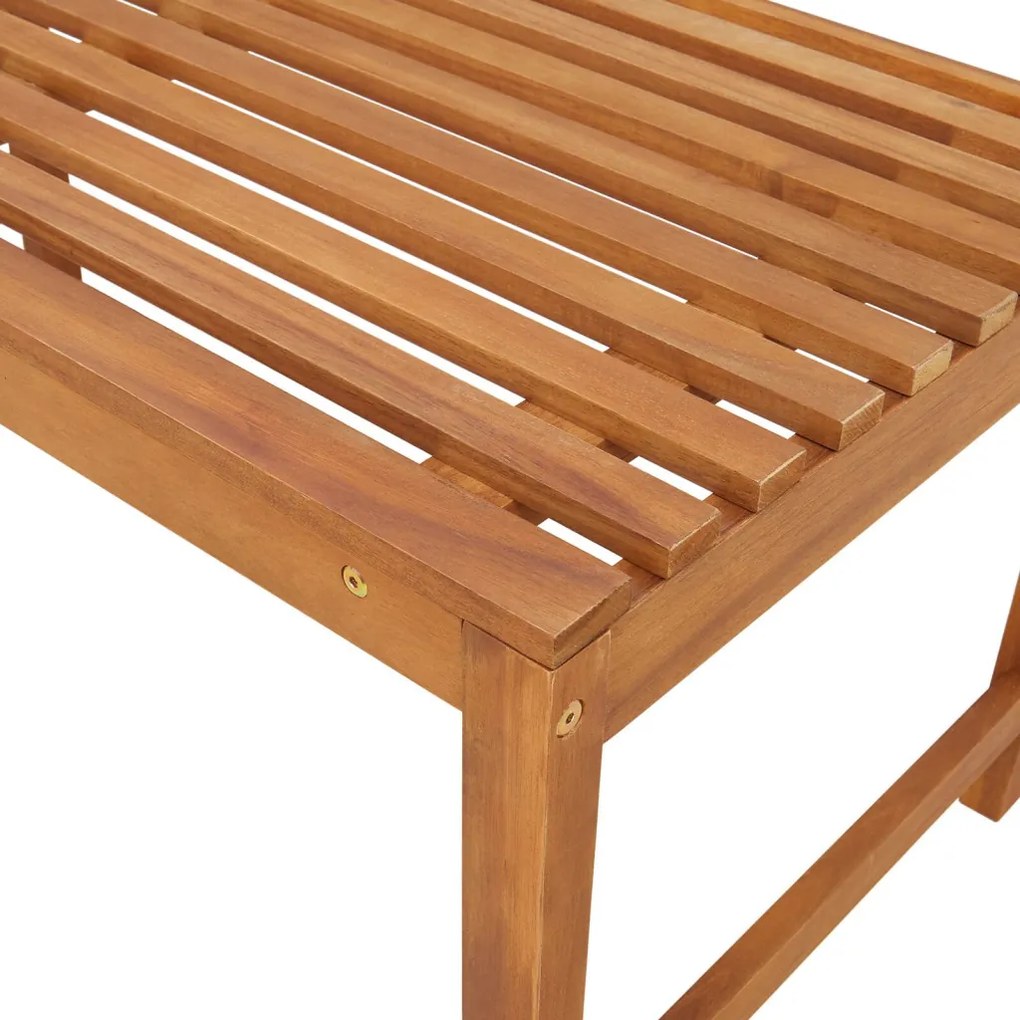 Kerti pad 100x50x91 cm Tömör akácfa