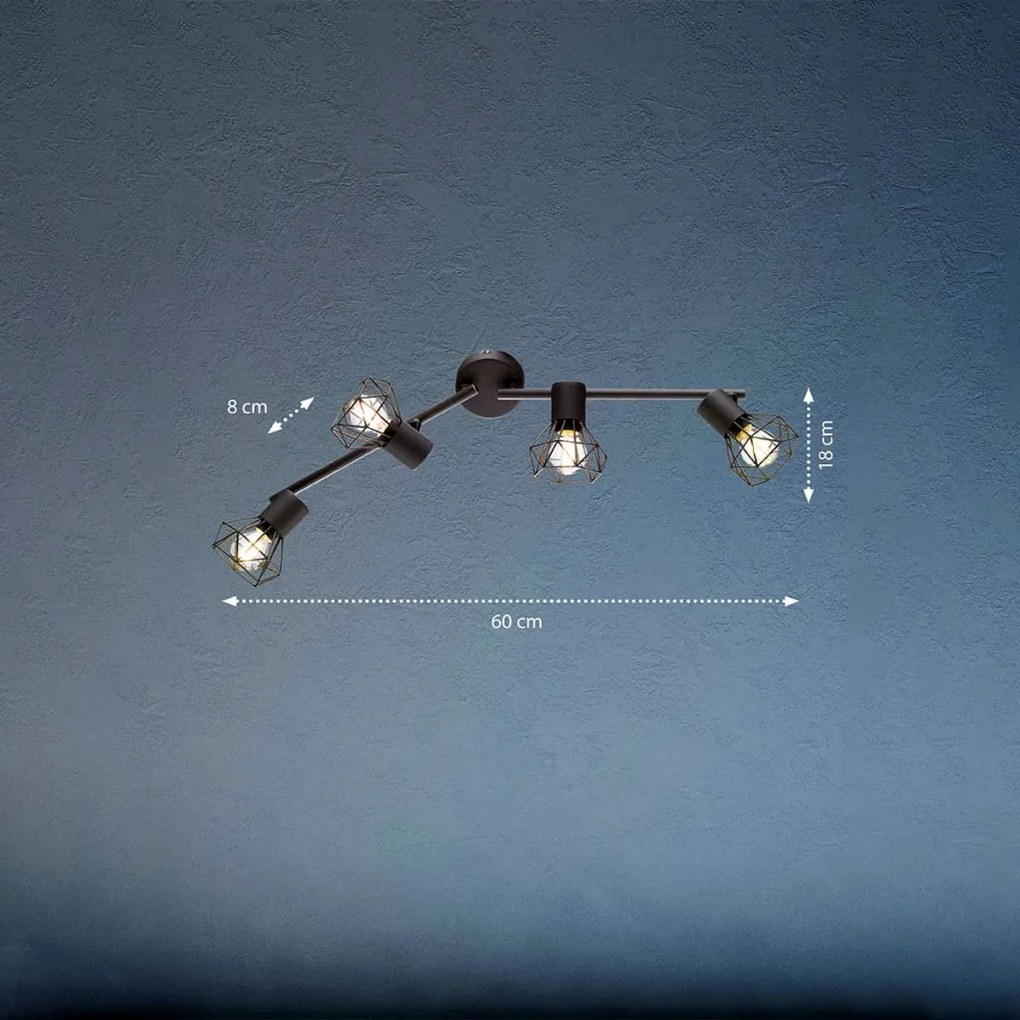 Fisher&Honsel Ran 22266 Spotlámpa 4x40W/E14 IP20