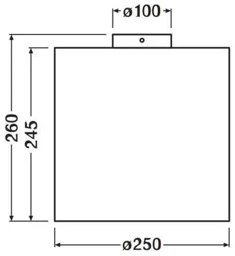 Ledvance - Mennyezeti lámpa DECOR CARDBOARD 1xE27/15W/230V átm. 25 cm