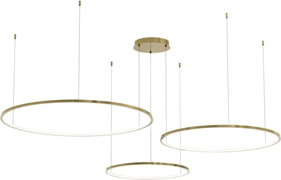 MILAGRO ML0847 SATURNO Modern Led Függesztett Lámpa Arany LED IP20