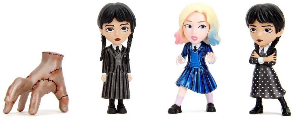 SIMBA Wednesday figurák 7 cm - 4 darabos készlet