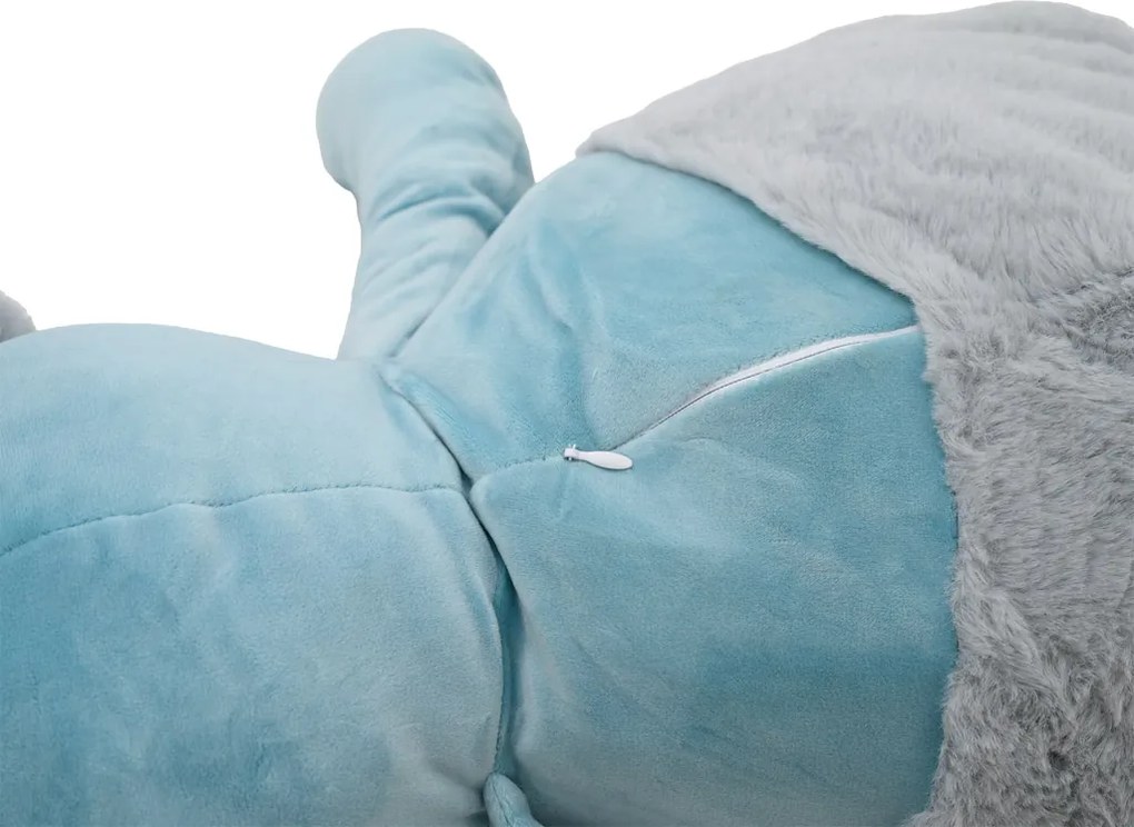 Plüss BOB MACI kék babatakaróval belül