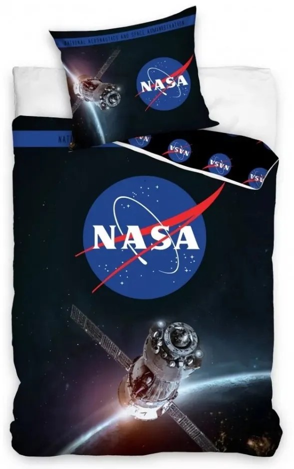NASA Mission ágyneműhuzat 140×200cm, 70×90 cm