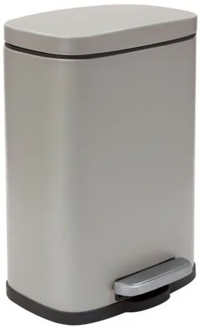 Spirella Spirella pedálos szemetes akira matt szürke-barna acél soft-close 12 l 10.21561
