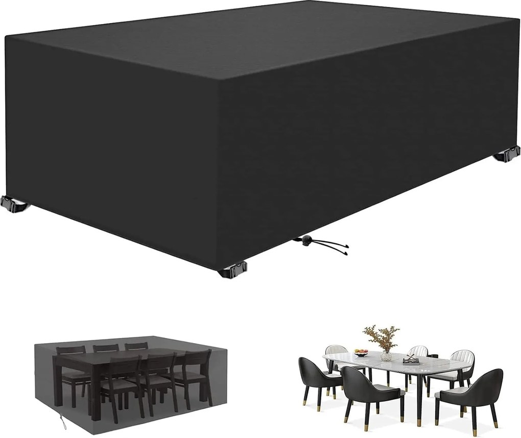 Kerti bútor huzat székek és asztalok, vízálló ponyva 230×165cm